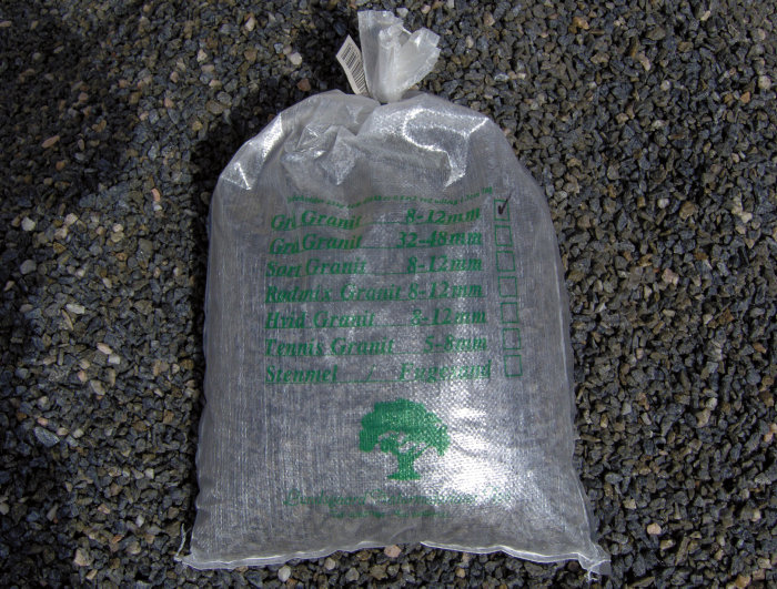 Granitsten Svart 15 L Safestone